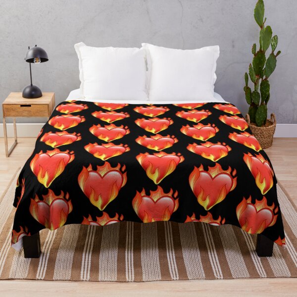 Item preview, flaming heart designed and sold by rare-colors.