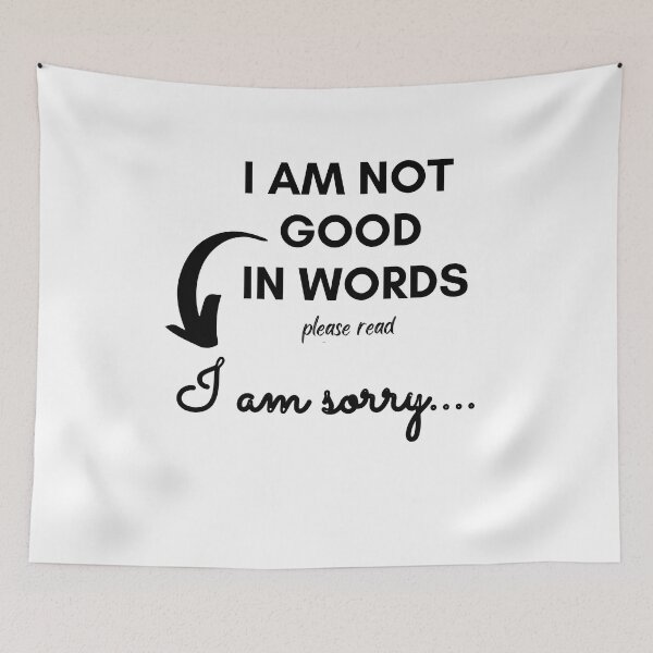 Item preview, Valentines Day Heart Broken I am Sorry Message designed and sold by yojdigitalmedia.