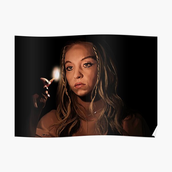 Sydney Sweeney Cassie Howard Euphoria Poster By Rikiiart Redbubble 