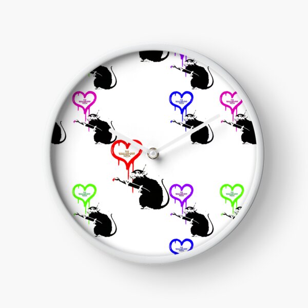 Item preview, The Walled Off Hotel, Banksy Rat Red Love Heart Walled off,-Mix Colors designed and sold by THE WALLED OFF ARTGALLERY.