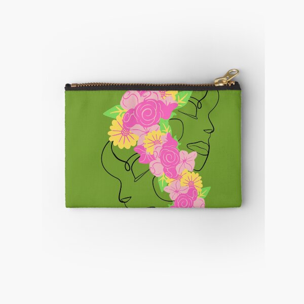 Aperçu de l'œuvre Ligne visage et mélange de fleurs graphiques. créée et vendue par Trianglegreen.