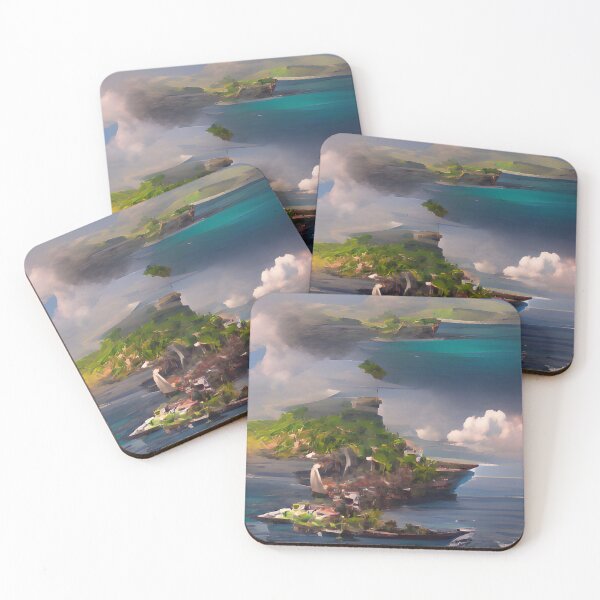 Item preview, island,nature,art,beaty,landscape,picture designed and sold by PrintArtBank.