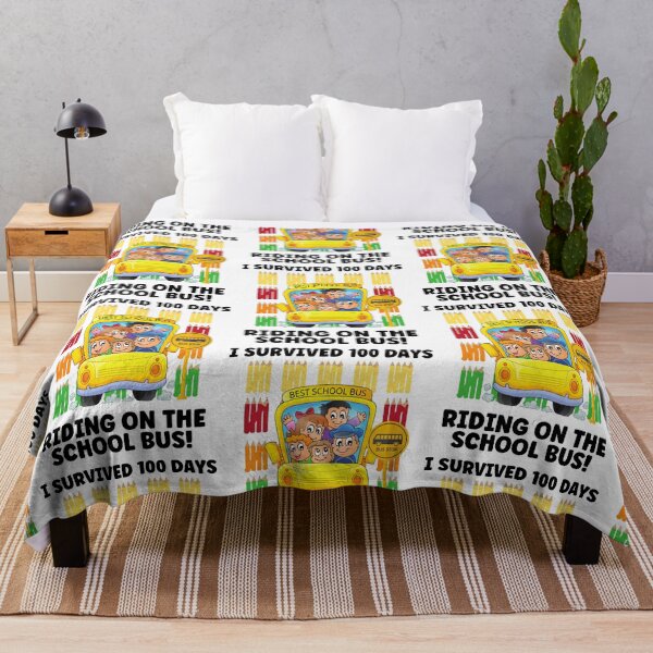 Item preview, I SURVIVED 100 DAYS OF RIDING ON THE SCHOOL BUS, 100 DAYS SMARTER, 100TH DAY OF SCHOOL, designed and sold by R B Chrystal.