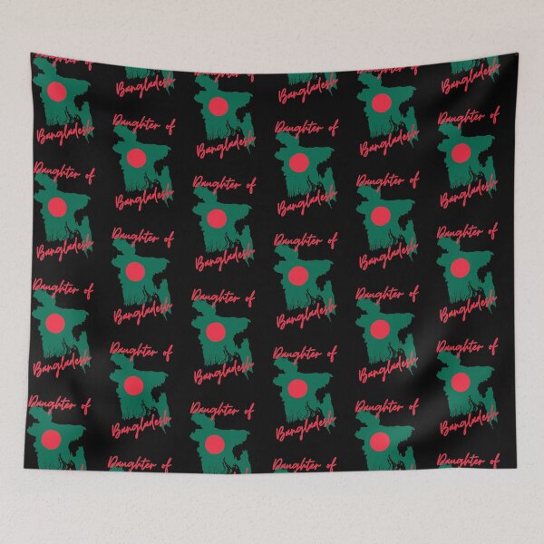 Item preview, Daughter of Bangladesh Map Flag designed and sold by NovawayDirect.