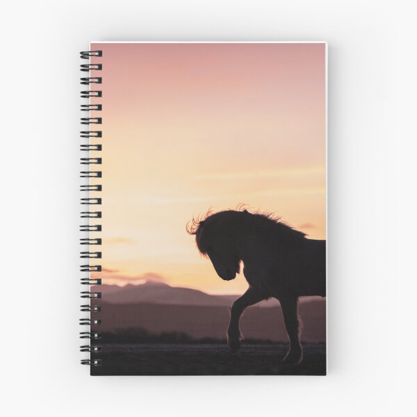 Item preview, Icelandic horse during sunset designed and sold by LouisaLilja.