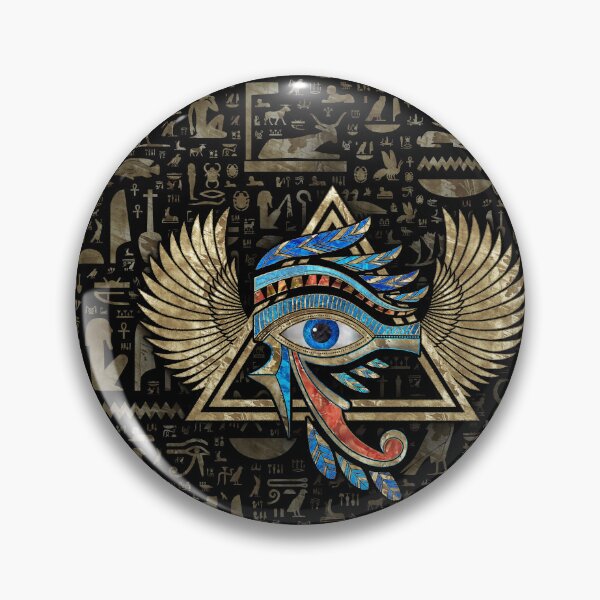 Item preview, Egyptian Eye of Horus - Wadjet Ornament designed and sold by k9printart.