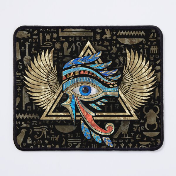 Item preview, Egyptian Eye of Horus - Wadjet Ornament designed and sold by k9printart.