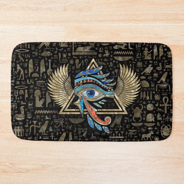 Item preview, Egyptian Eye of Horus - Wadjet Ornament designed and sold by k9printart.