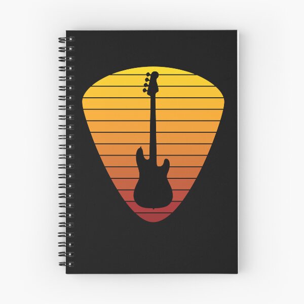 Item preview, Bass Guitar Sunset Plectrum designed and sold by FinishYourSong.