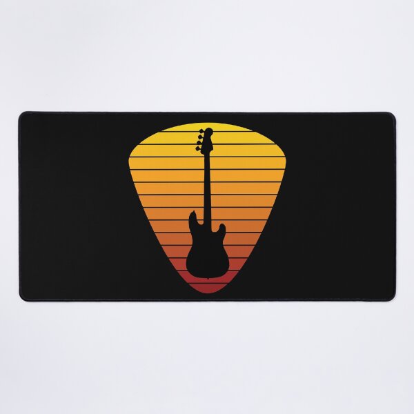 Item preview, Bass Guitar Sunset Plectrum designed and sold by FinishYourSong.