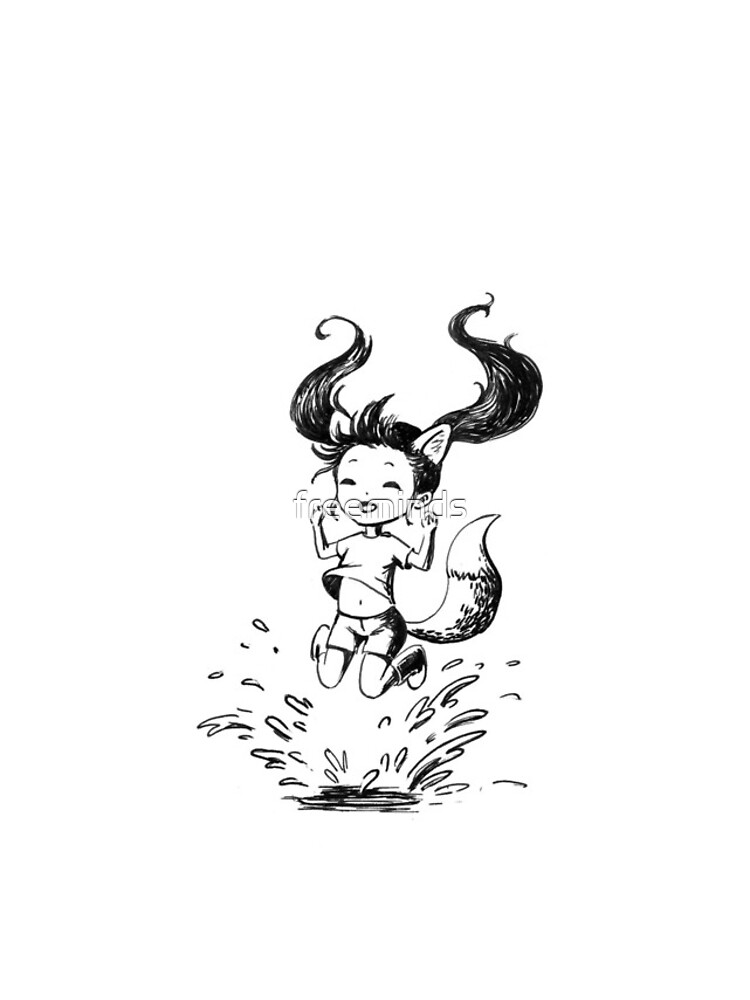 Girl in the puddle by freeminds