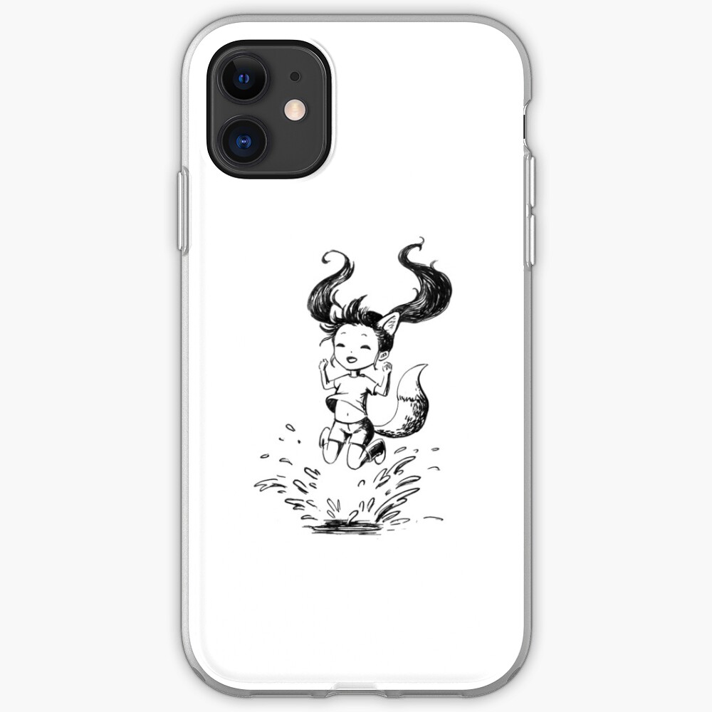 Girl in the puddle iPhone Case & Cover