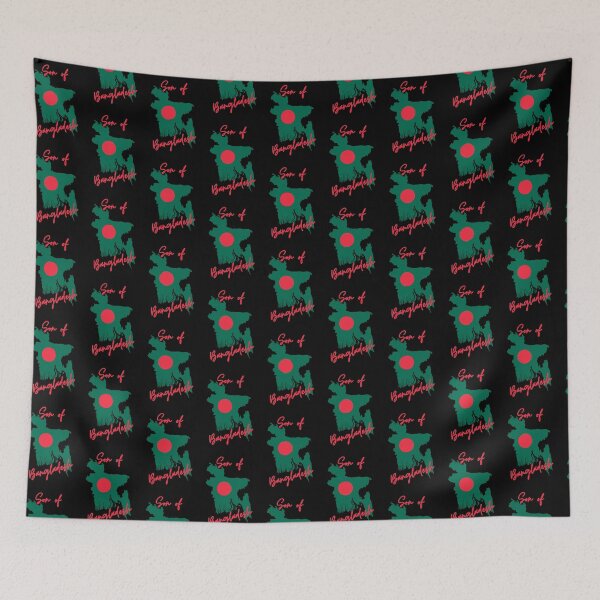 Item preview, Son of Bangladesh Map Flag designed and sold by NovawayDirect.
