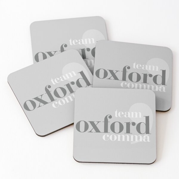 Item preview, Team Oxford Comma designed and sold by webmprintshop.