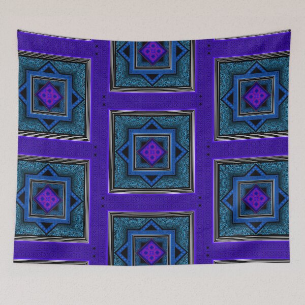 Item preview, Oriental Blue Digital Arabesque designed and sold by arabesqueart.