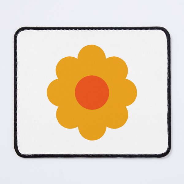 Item preview, Groovy 60s Yellow Retro Vintage Sun Flower Power Pattern designed and sold by lucybrownlane.