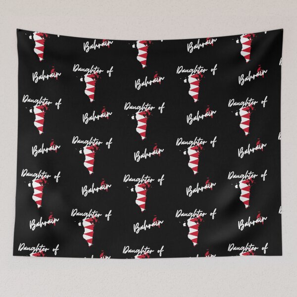 Item preview, Daughter of Bahrain Map Flag designed and sold by NovawayDirect.