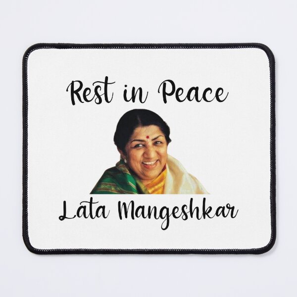 Item preview, Rest in Peace Lata Mangeshkar designed and sold by StefanCgraphics.