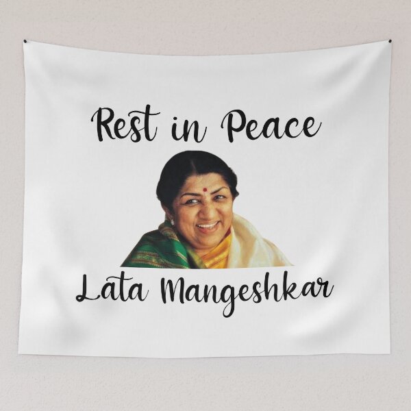 Item preview, Rest in Peace Lata Mangeshkar designed and sold by StefanCgraphics.