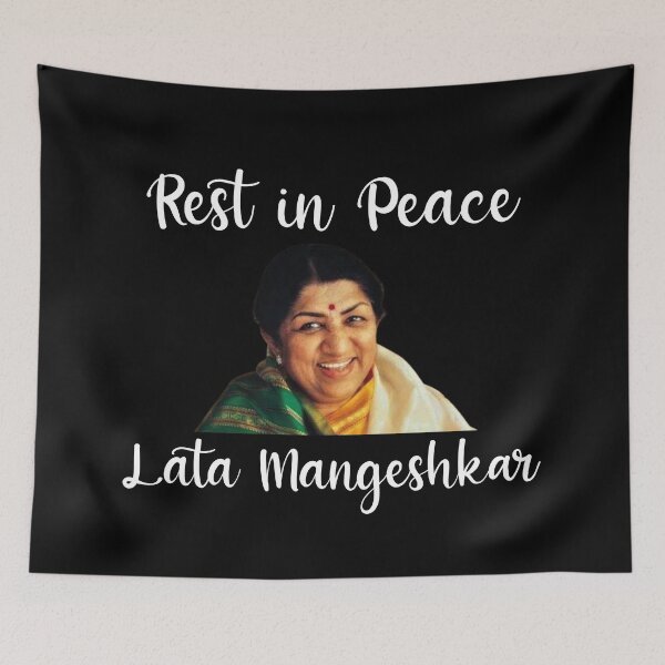 Item preview, Rest in Peace Lata Mangeshkar designed and sold by StefanCgraphics.