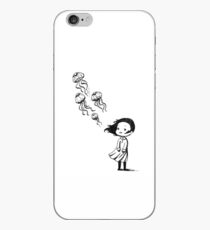 Girl and the jellyfish iPhone Case