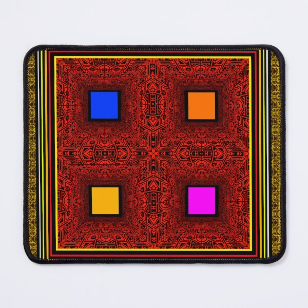 Item preview, Digital art oriental arabesque style red designed and sold by arabesqueart.