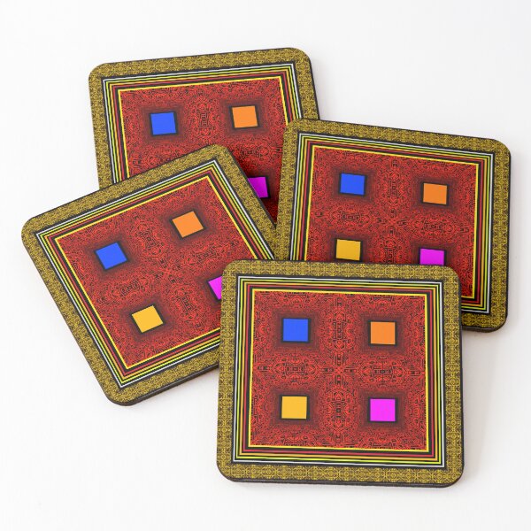 Item preview, Digital art oriental arabesque style red designed and sold by arabesqueart.