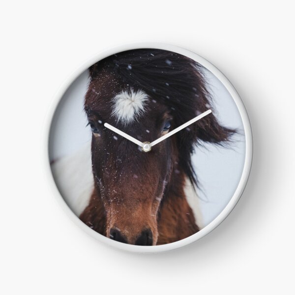 Item preview, Icelandic horse in the snow designed and sold by LouisaLilja.