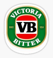 Victoria Bitter Beer Sticker