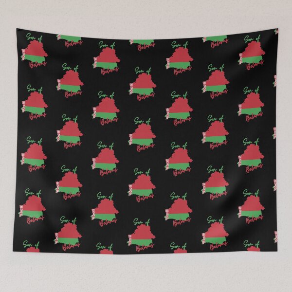 Item preview, Son of Belarus Map Flag designed and sold by NovawayDirect.