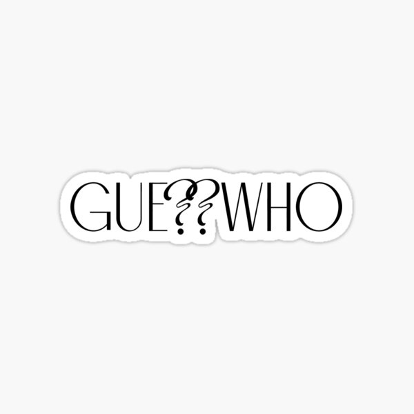 Guess Logo Stickers for Sale