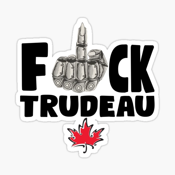F*CK TRUDEAU Sticker Decal Vinyl Sticker Canadian Maple Leaf - Foto 2