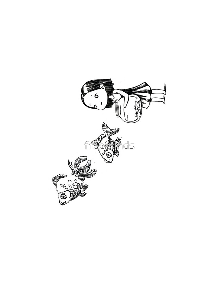 Girl and the fish by freeminds