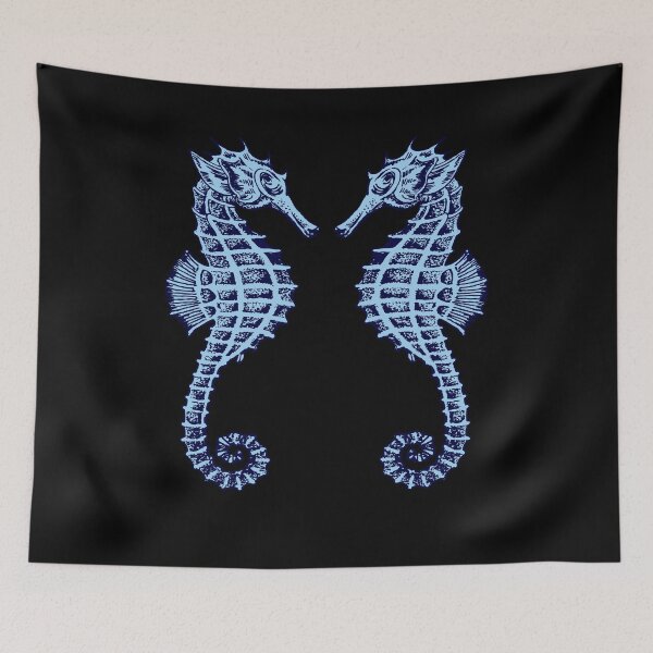 Item preview, Symmetrical Seahorses Mirrored Face To Face designed and sold by taiche.