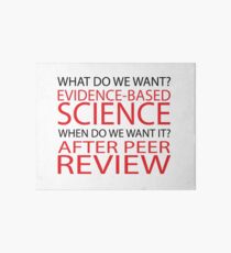 Evidence-Based Science, March for Science Art Board