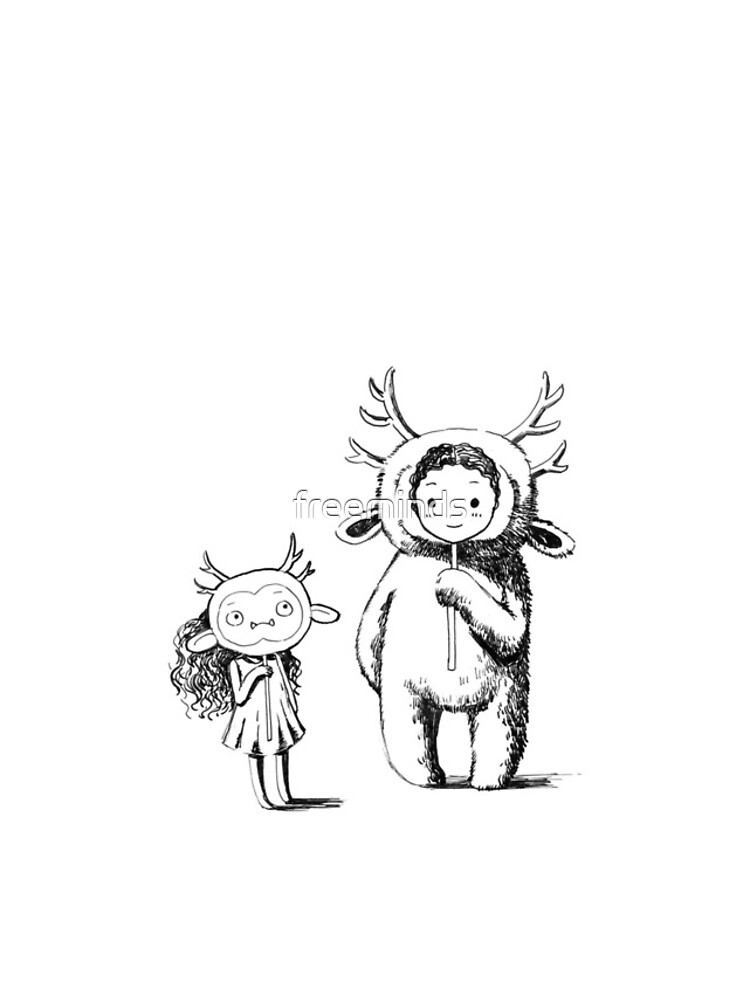 Girl and a monster by freeminds
