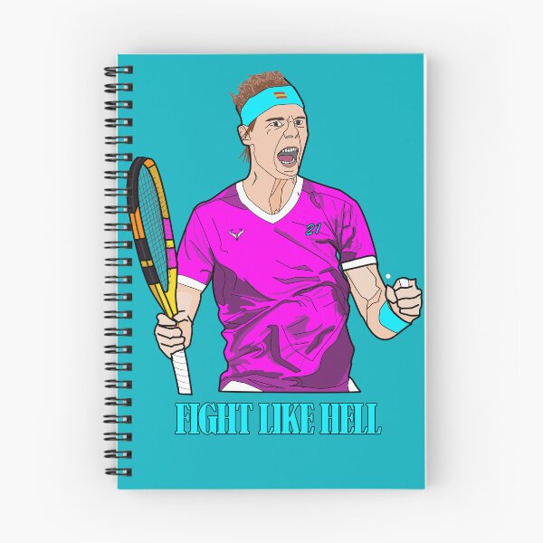 Item preview, Rafa Nadal - Fight like Hell designed and sold by Polyxz.