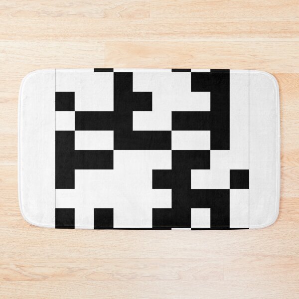 Item preview, Black and white pattern 10x10 dots designed and sold by Mmark94.