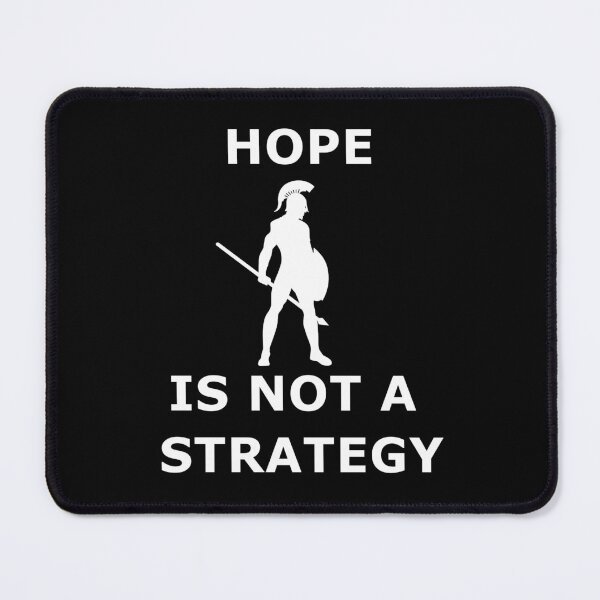 Item preview, Hope is not a Strategy - Truth Power Responsibility Fight Revolution Battle Victory Action designed and sold by DOM-Shop.