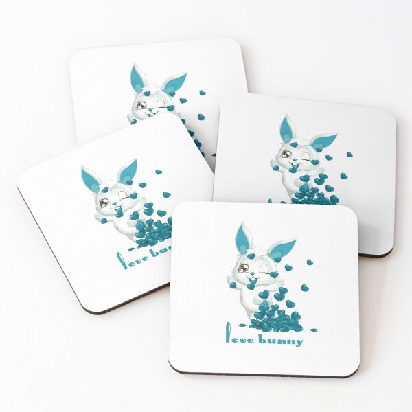 Item preview, Love Bunny (Turquoise) designed and sold by PawsitiveMum.