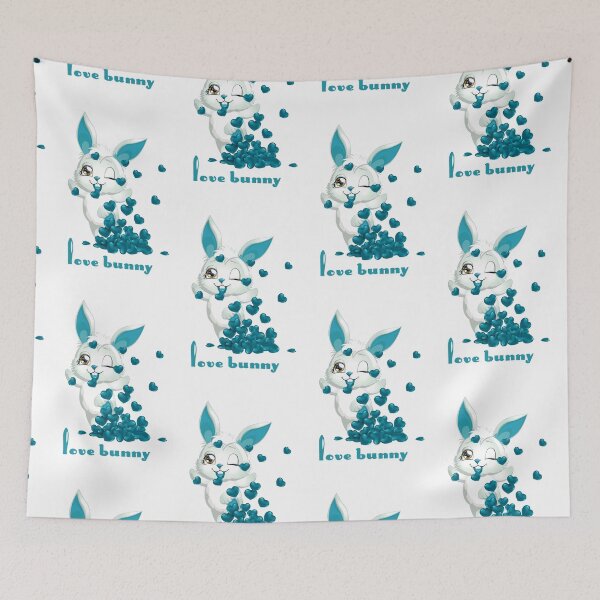 Item preview, Love Bunny (Turquoise) designed and sold by PawsitiveMum.