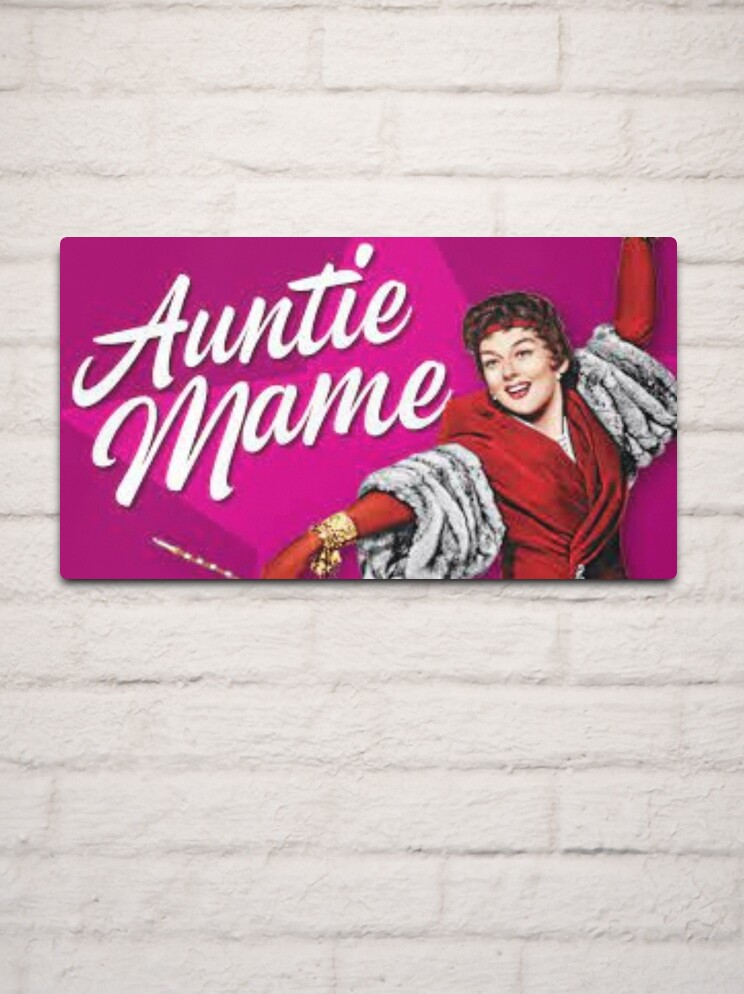 Auntie Mame, live, live, live Darling, Rosalind Russell Metal Print for  Sale by BrookeClara