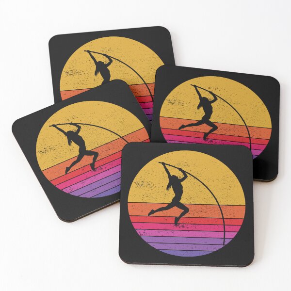 Item preview, Pole Vault Vaulting Jumping High Jump Athletics Vintage Retro designed and sold by TastefulTees.