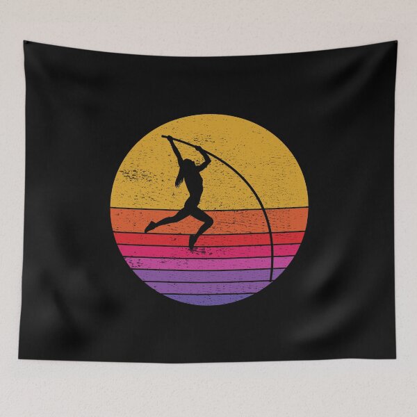 Item preview, Pole Vault Vaulting Jumping High Jump Athletics Vintage Retro designed and sold by TastefulTees.