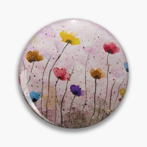 Item preview, Watercolor flowers designed and sold by lenassketchbook.