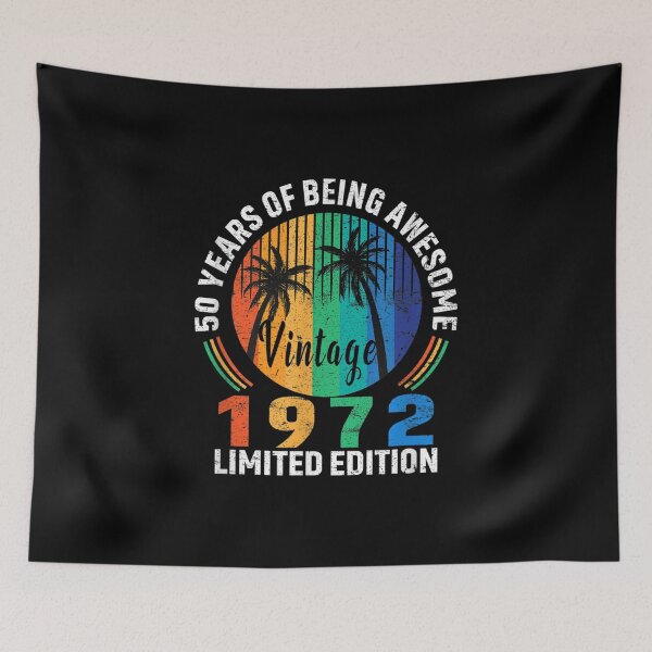 Item preview, 50th Birthday Vintage 1972 Limited Edition 50 Year Old  designed and sold by bessiey23.