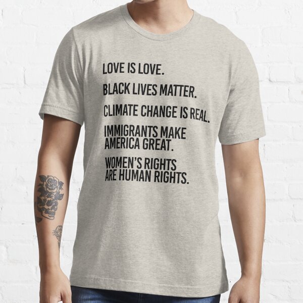 Vista previa del artículo con la obra «El amor es amor y negro vive la materia», diseñado y vendido por partyfarty.
