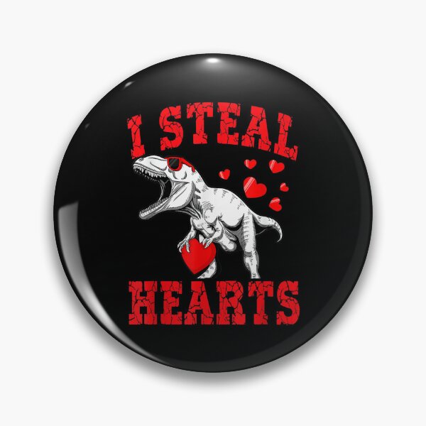 Item preview, I Steal Heart Dinosaur Sunglasses T Rex Valentine's Day  designed and sold by bessiey23.