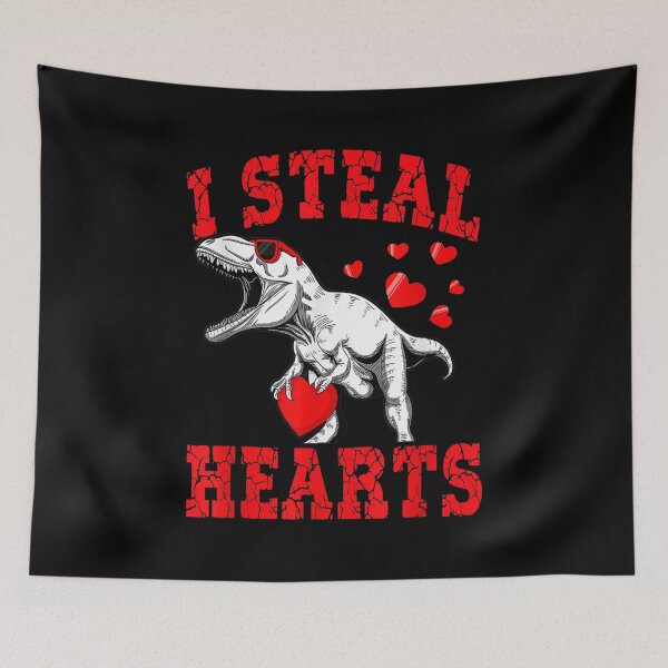 Item preview, I Steal Heart Dinosaur Sunglasses T Rex Valentine's Day  designed and sold by bessiey23.