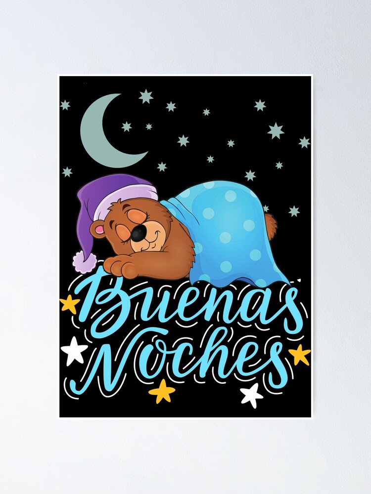 Buenas Noches Oso Durmiendo Animado, Goodnight Sleeping Bear